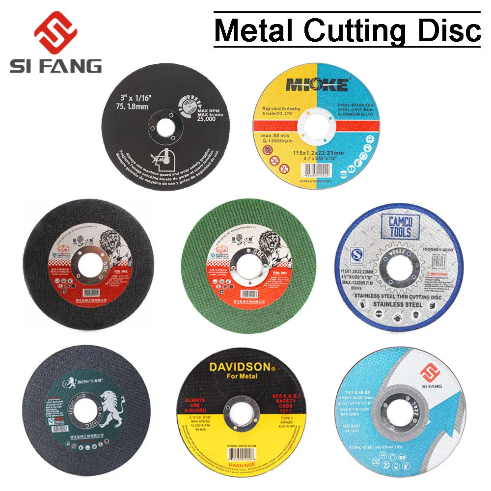 75mm/115mm/125mm Circular Resin Grinding Wheel Saw Blades Cutting Wheel Disc For Angle Grinder Metal Cutting