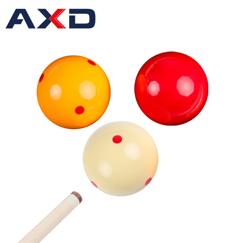 Coreano 3 Jogo Almofada Bola Bola de Bilhar Carom Francês 3 pcs Bola Libre Cue 6 Dot-Spot Exercício Bola 61.5mm Acessórios de Bilhar