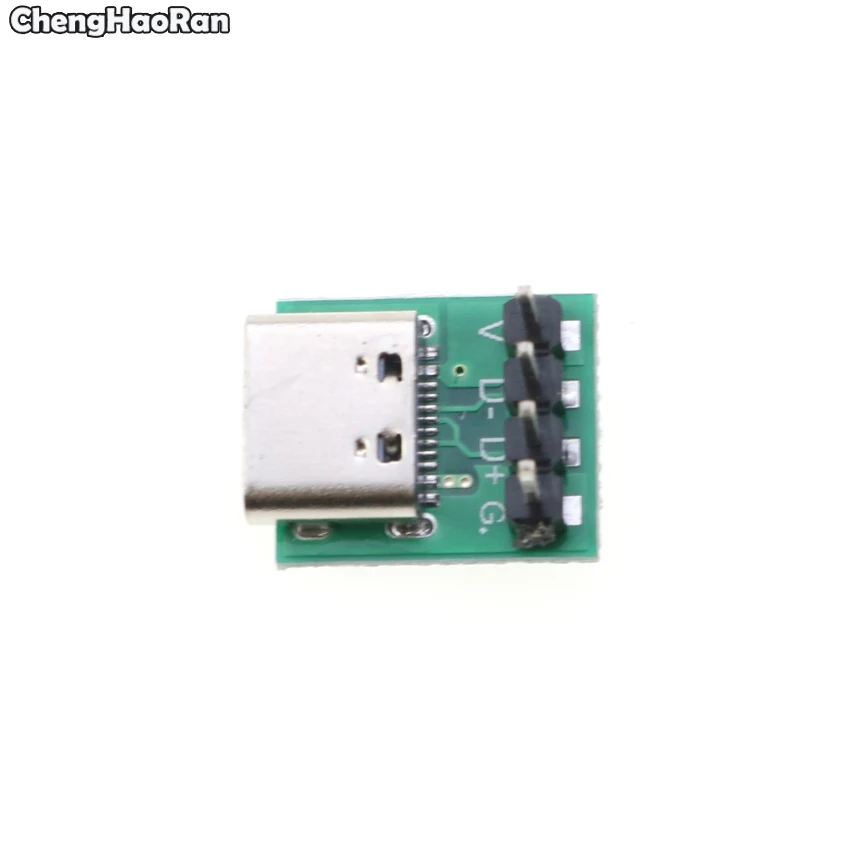 ChengHaoRan Cho USB 3.1 Kết Nối Loại C 16 Pin Test Board Adapter Ổ Cắm Nối Dây Cáp Transfe Thẳng Kim 1 chiếc