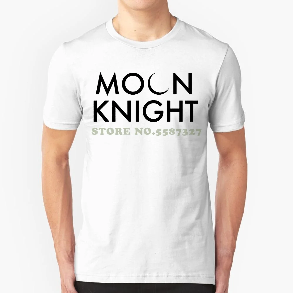 T Shits Printing Short Sleeve Casual O-Neck Cotton Moon Knight Eyes 30 Single T Shirt