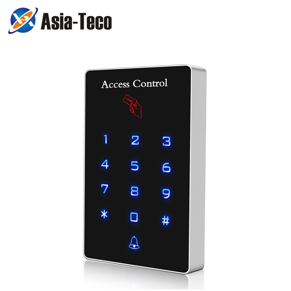 

Backlight Touch 125khz RFID Card Access Control keypad reader Door Lock opener wiegand 26 output door access control system