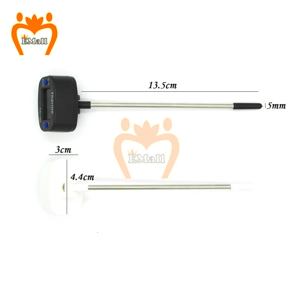 Kitchen Digital Meat Thermometer Water Milk Food Cooking BBQ Oven Temperature Gauges Sensor Meter Tool With Battery Hold