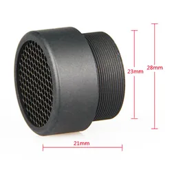 Tactische 25Mm Metalen Mesh Scope Protector Cover Voor Vortex Sparc Sight Black