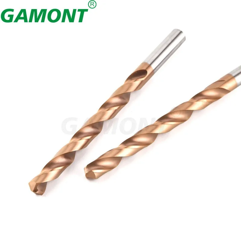 GAMONT Carbide Alloy 3D Drill Tungsten Steel Super Hard Stainless Twist Bit Straight Handle Solid Interval Bronze 1.0mm-20.0mm