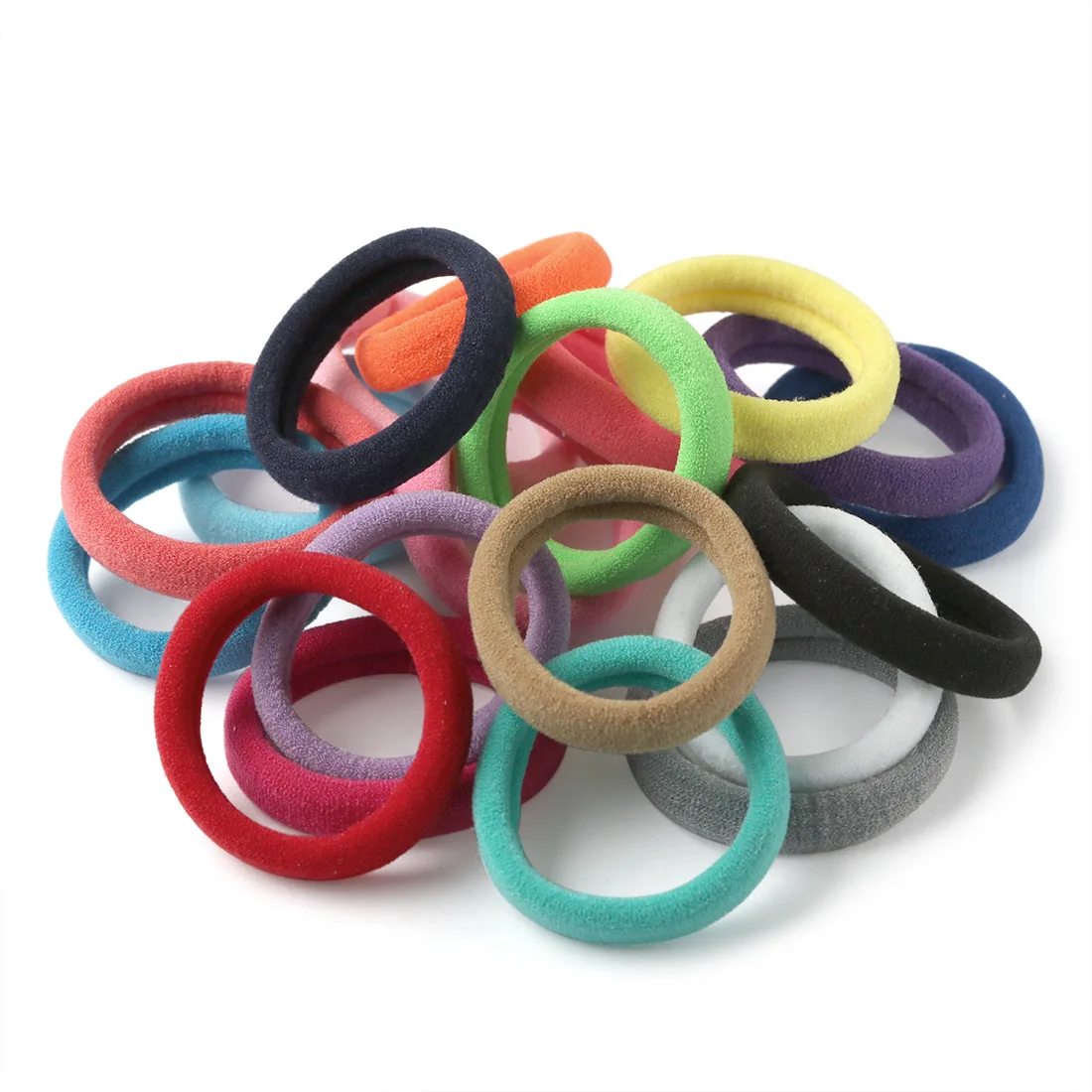 

10pcs Elastic seamless nylon head rope ladies hair tie hair rope tie hair rubber band DIY children's jewelry wholesale