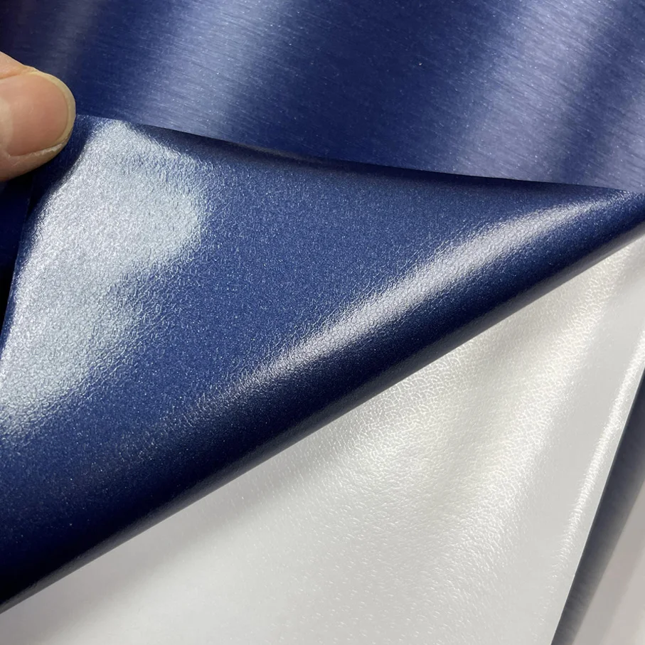 أسود أزرق رمادي داكن فضي معدني نحى الألومنيوم الفينيل سيارة التفاف الفيلم الحجم: 10/20/30/40/50/58 سنتيمتر x 152 سنتيمتر