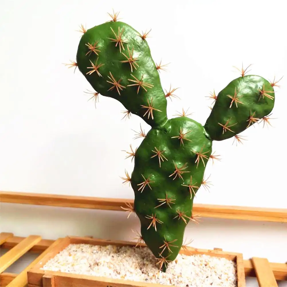 Artificial Cactus Potted Plant Cute Fake Cactus Nordic Home Garden Decor Succulent Plants for Farmhouse Office Desktop Decor