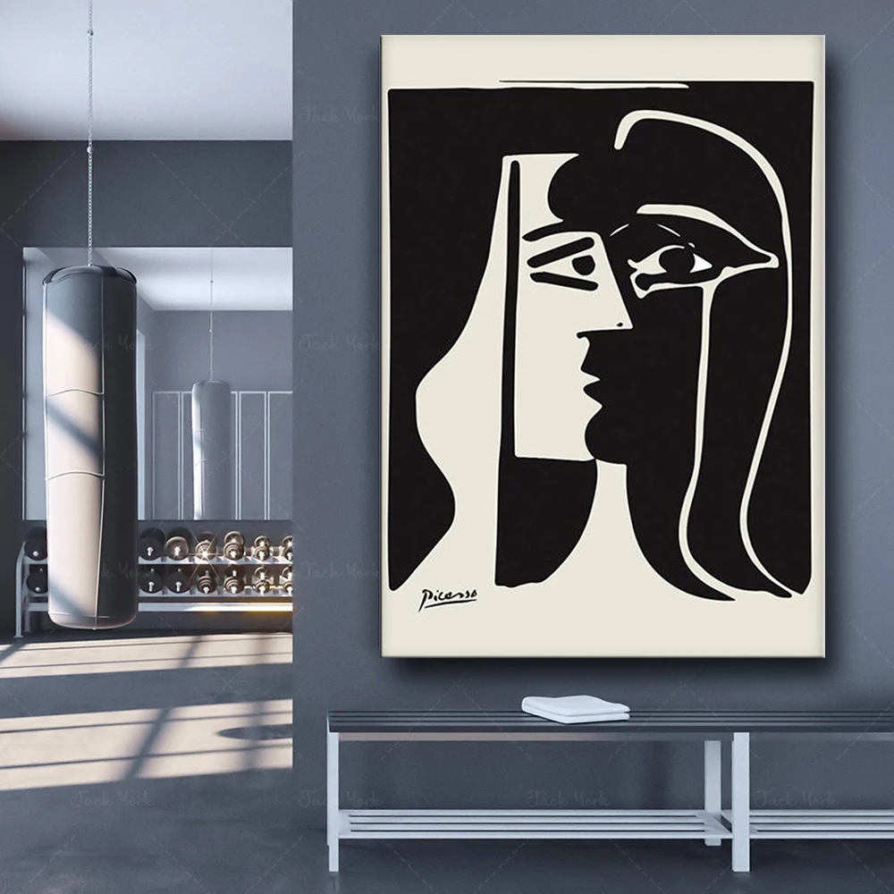 

Pablo Picasso Black white poster, Art Exhibition print, Museum exhibition Art, Picasso print, Art Museum printrn art poster,