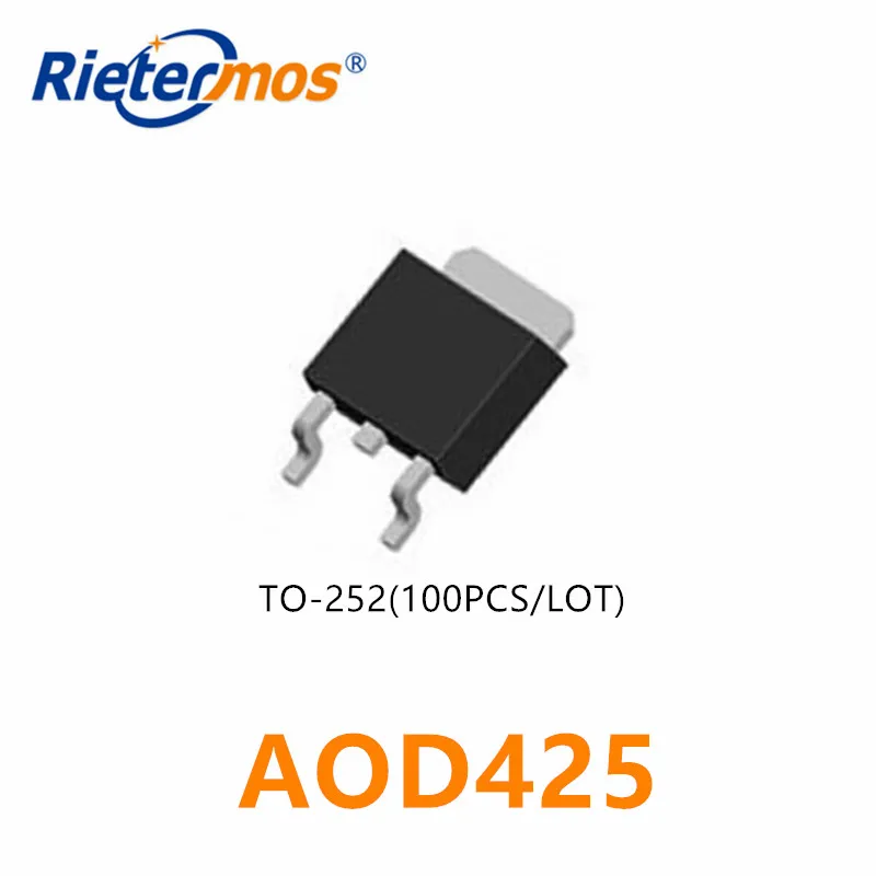 

100PCS AOD425 D425 TO-252 HIGH QUALITY