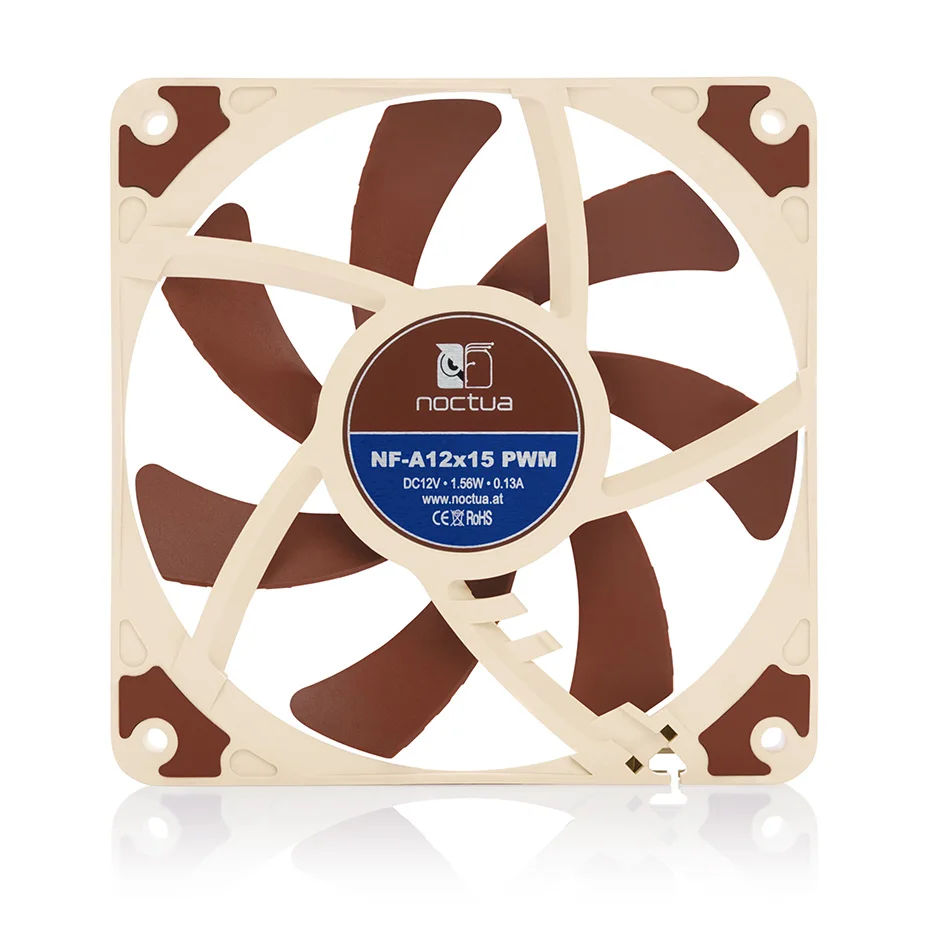 

Noctua NF-A12x15 120mm PC Case Cooling fans silent 12V FLX PWM 120x120x15mm CPU cooler fan