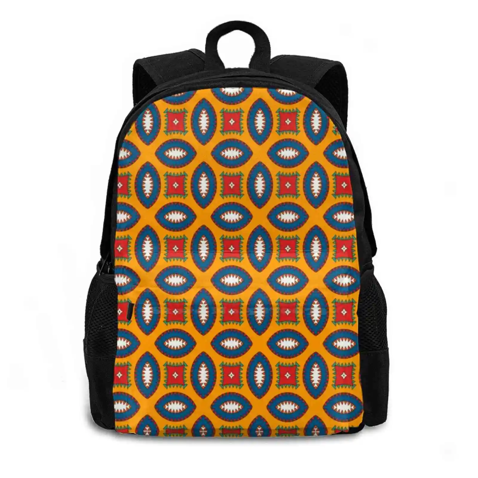 African Pattern Ankara Fashion Travel Laptop School Backpack Bag African Pattern African Pattern Ankara Ankara Ankara Pattern