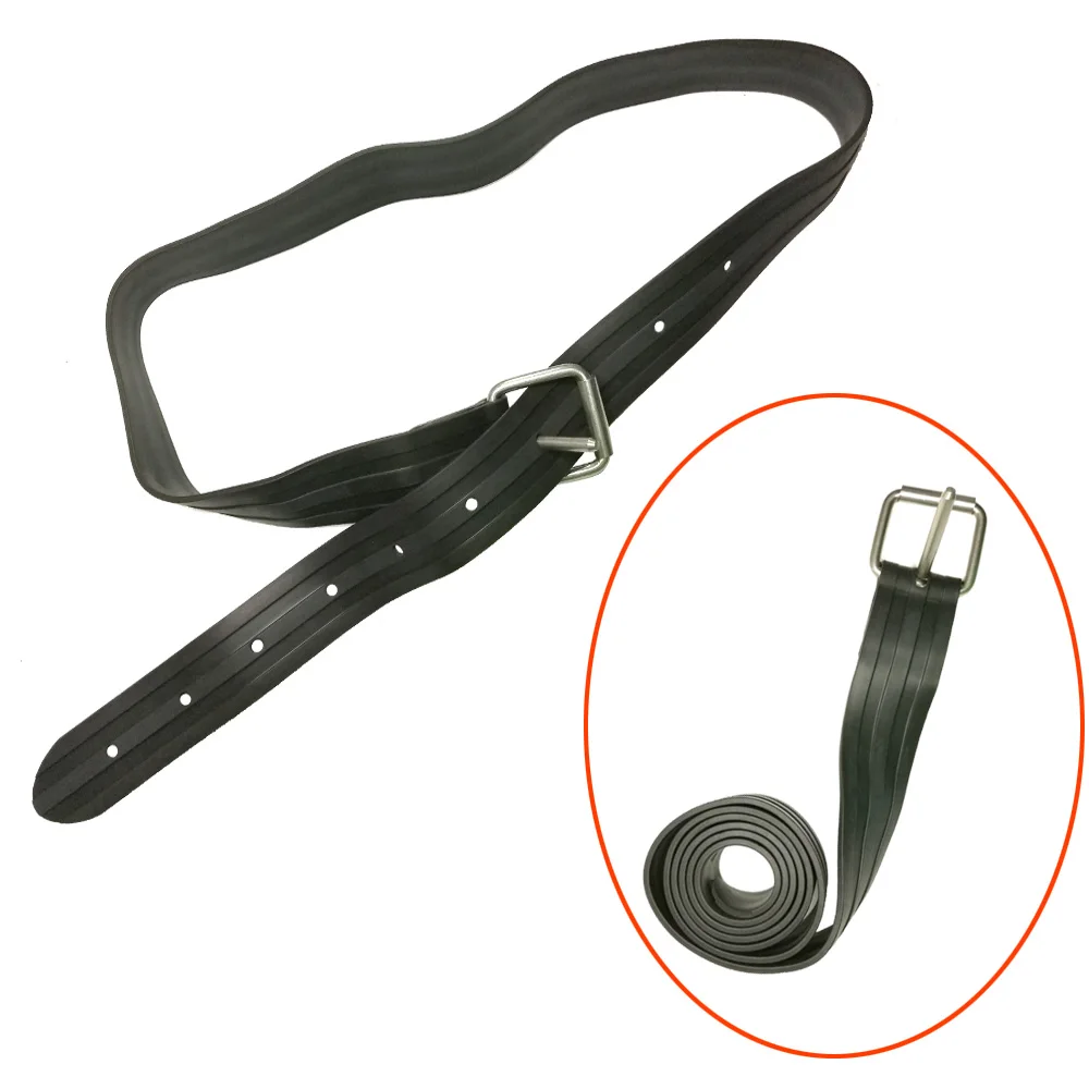 1.5Meter Adjustable Spearfishing Scuba Diving Free Diving Heavy Duty Rubber Weight Belts