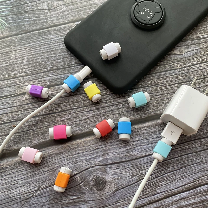 Kabel USB Protector słuchawka przewód ochronny osłona danych przewód ochronny do Apple iphone 11 12 XR XS Max Pro