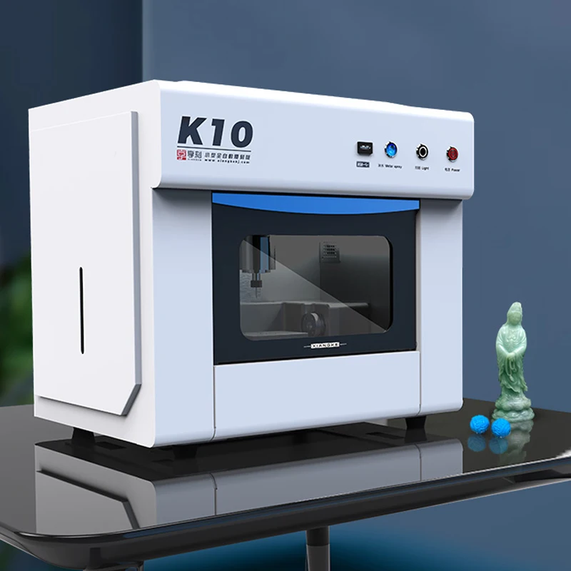 Machine de gravure CNC automatique, petit ordinateur de bureau domestique, diversifier, noyau d'olive, sceau de mise en œuvre, traitement tridimensionnel