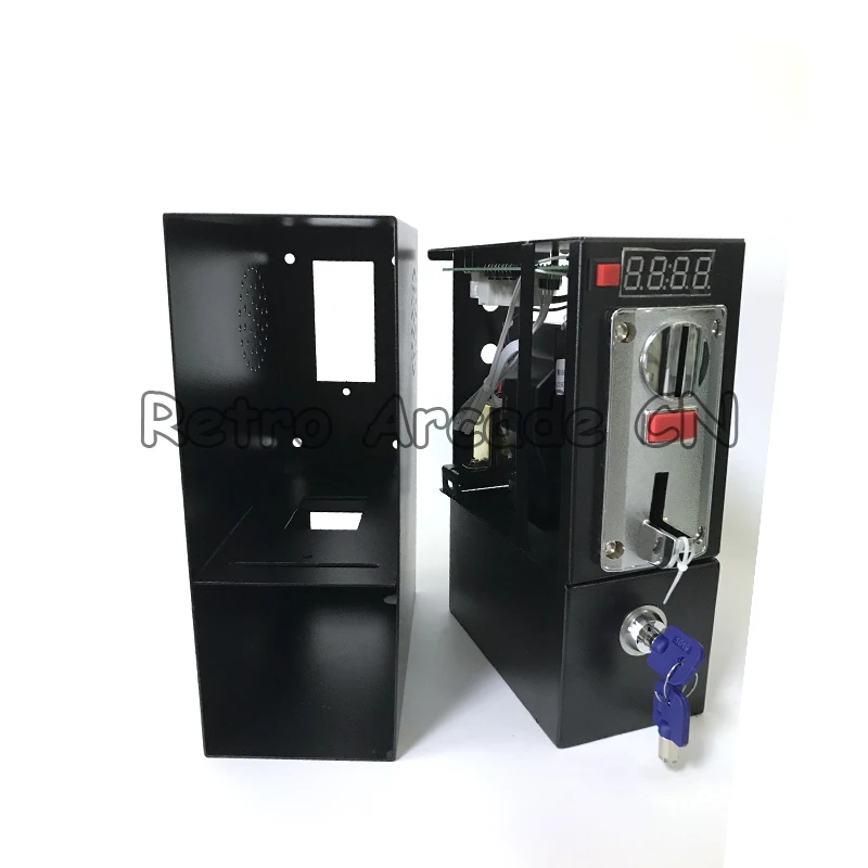 DG600F Coin operated Timer Control box with six kinds coin selector acceptor for washing machine massage chair