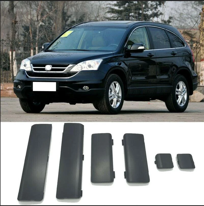 

For Honda CR-V 2007-2011 Black Plastic Original Roof Luggage Rack Cap 6PCS