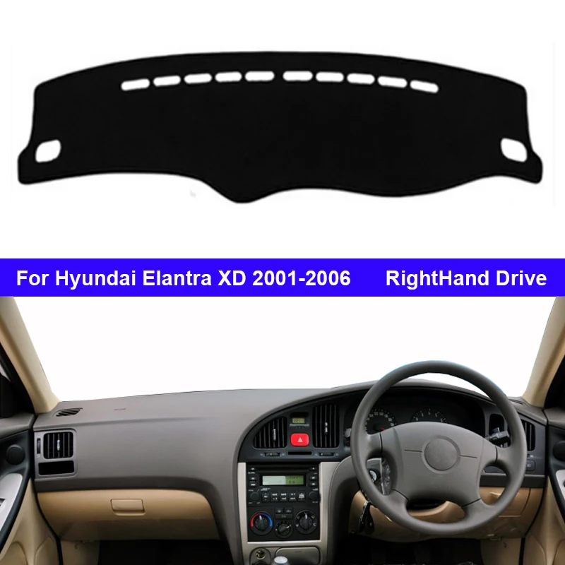 Car Dashboard Cover Dash Mat Carpet Cape For Hyundai Elantra XD 2001 2002 2003 2004 2005 2006 LHD RHD Dashmat Sunshade