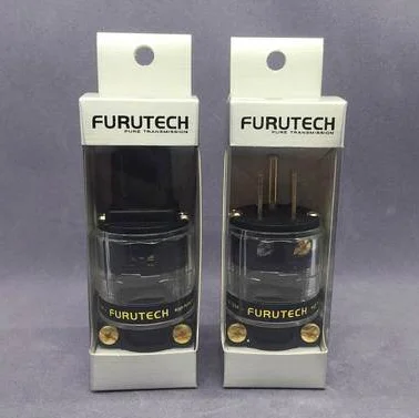 FURUTECH FI-11M (Cu) / FI-11 Cu moc dźwięku wtyczka 24K Gold plated IEC złącze wtyczka 15A/125V Hifi MATIHUR hi