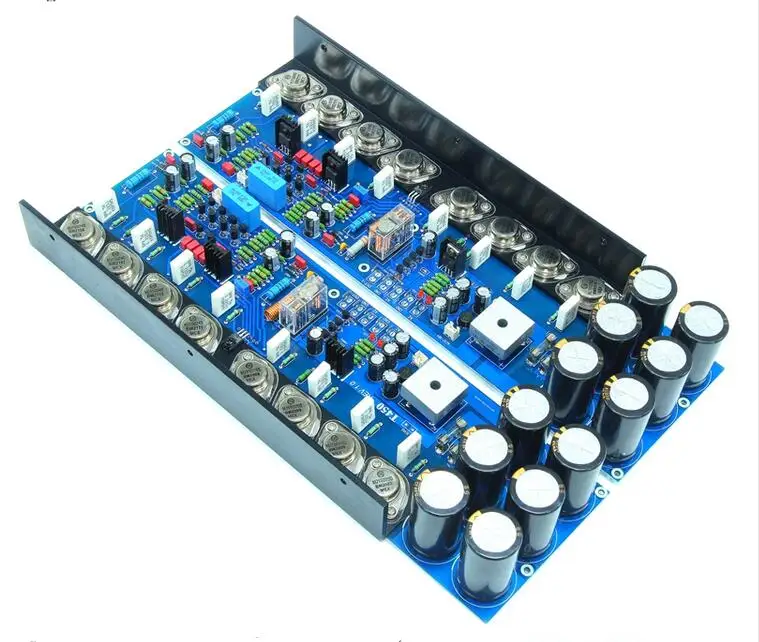 

T450 hifi Gold sealed transistor post power amplifier board Adjustable pure class A with rectifier circuit