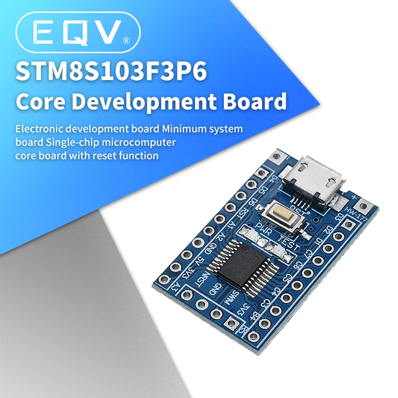 New Chip STM8S103F3P6 system board STM8S STM8 development board minimum core board