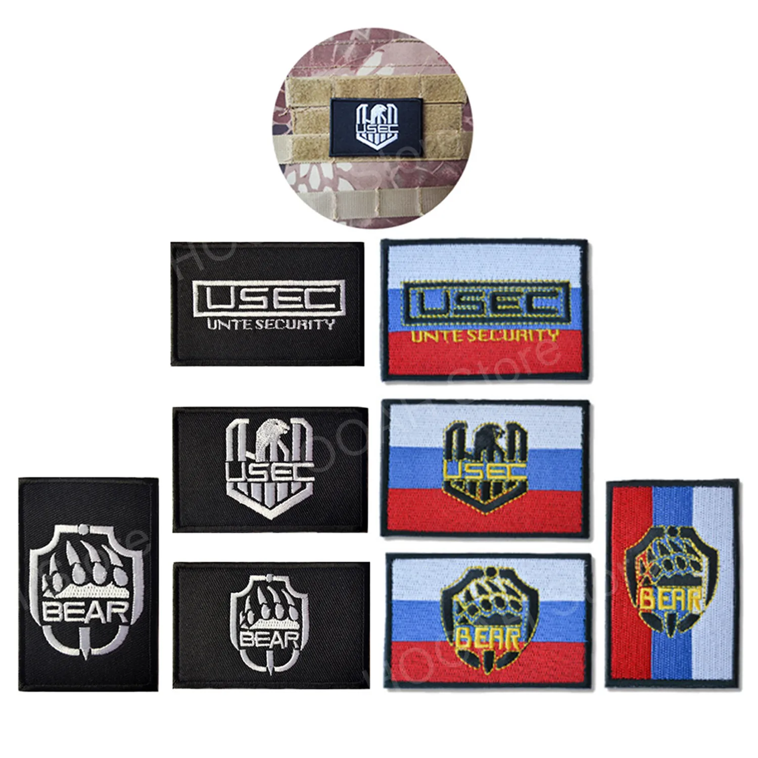 Russian Military Tactical Recognition Patch Spetsnaz GRU FSB Rostov Milsim West badges patches