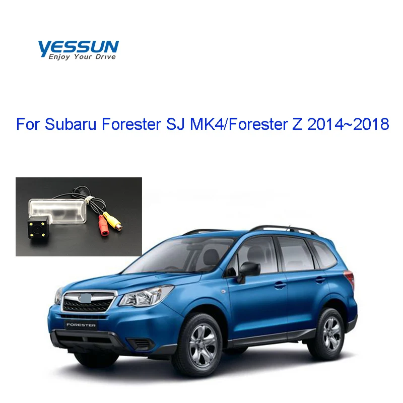 Yessun Rear View Camera For Subaru Forester SJ MK4/Forester Z 2014~2018 HD CCD night view license plate camera/car reverse kit