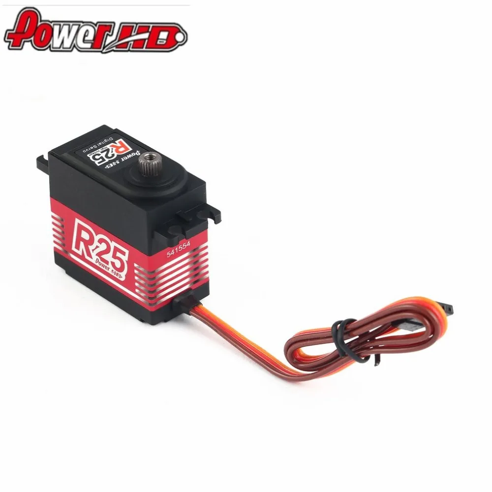 POWER HD R25 25kg 0.11 sec ingranaggio in lega ad alta coppia Servo digitale Coreless ad alta tensione per barca per auto telecomandata RC