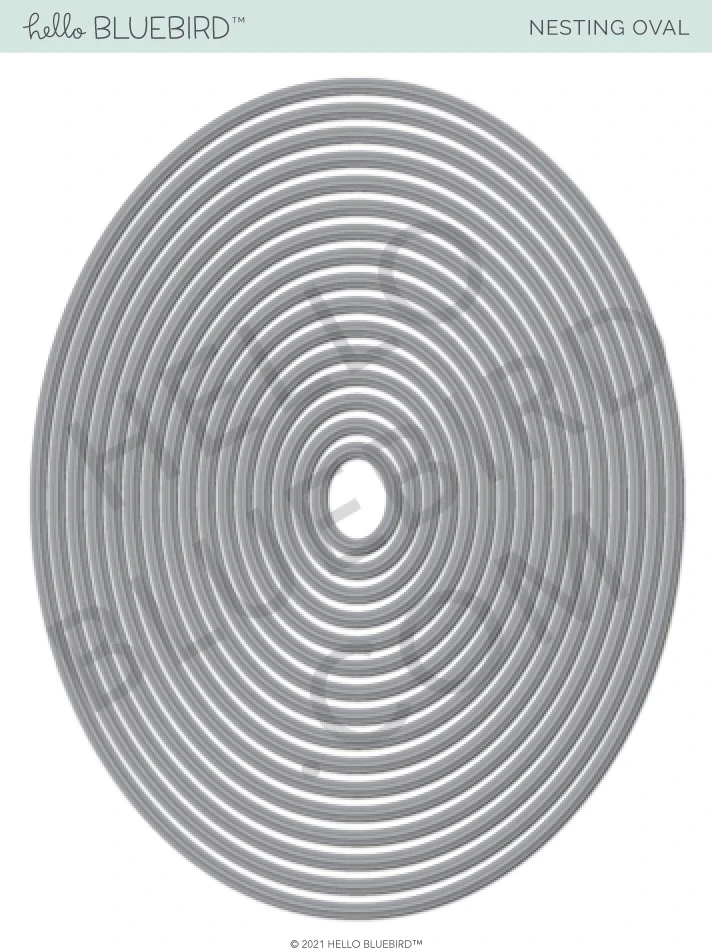 Monkey Nesting Oval Metal Cutting Dies Stencil for DIY Scrapbooking Photo Album Decorative Embossing DIY Paper Cards
