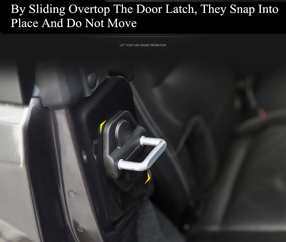 Car Door Lock Protector Decoration Cover Trim for Jeep Wrangler JL Gladiator JT 2-4 Doors 2018-2023 Auto Interior Accessories