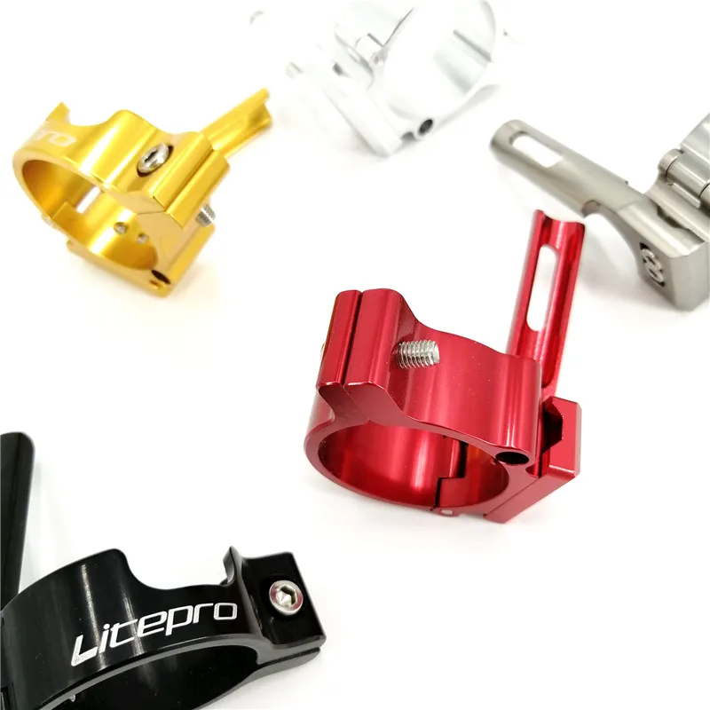 Litepro KC072 KC078 SP8 Front Derailleur Adapter 18 Speed Upgrade Mount Conversion Seat Folding Bike Part