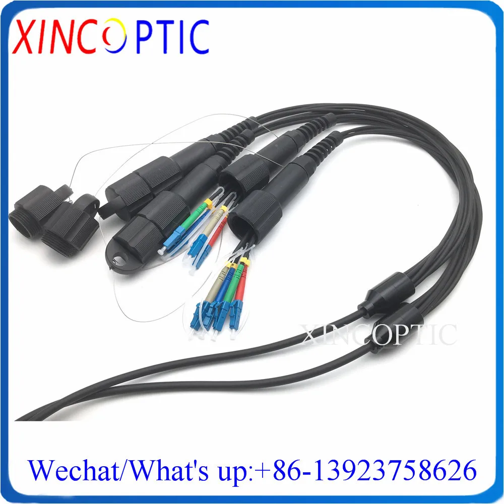 

8Core 60Mts SM G657A 8C PDLC/SC-PDLC/UPC Outdoor DVI Waterproof 60M FTTH CRIP Armored SingleMode Fiber Optic Patch Cord Jumper