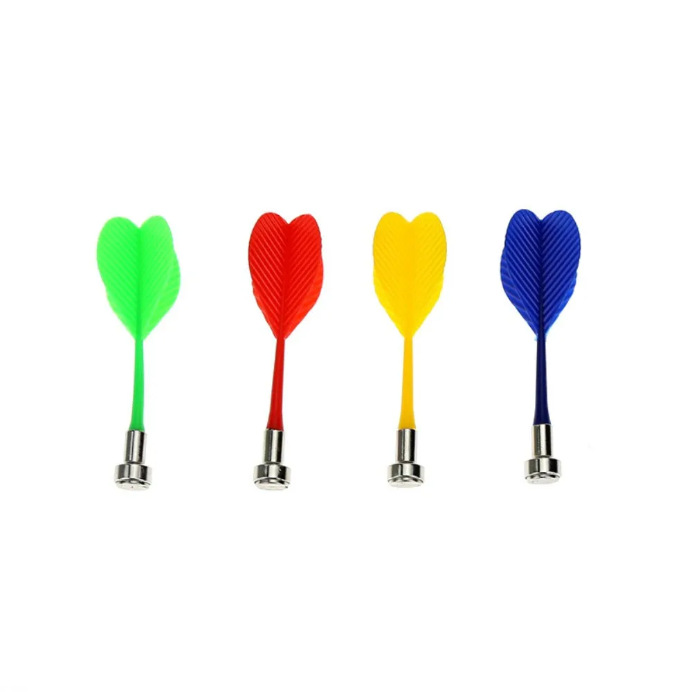 

3Pcs/lot 4 Colors Bullseye Target Game Plastic Dart Wing Magnetic Darts for Two-Sided Magnetic Board