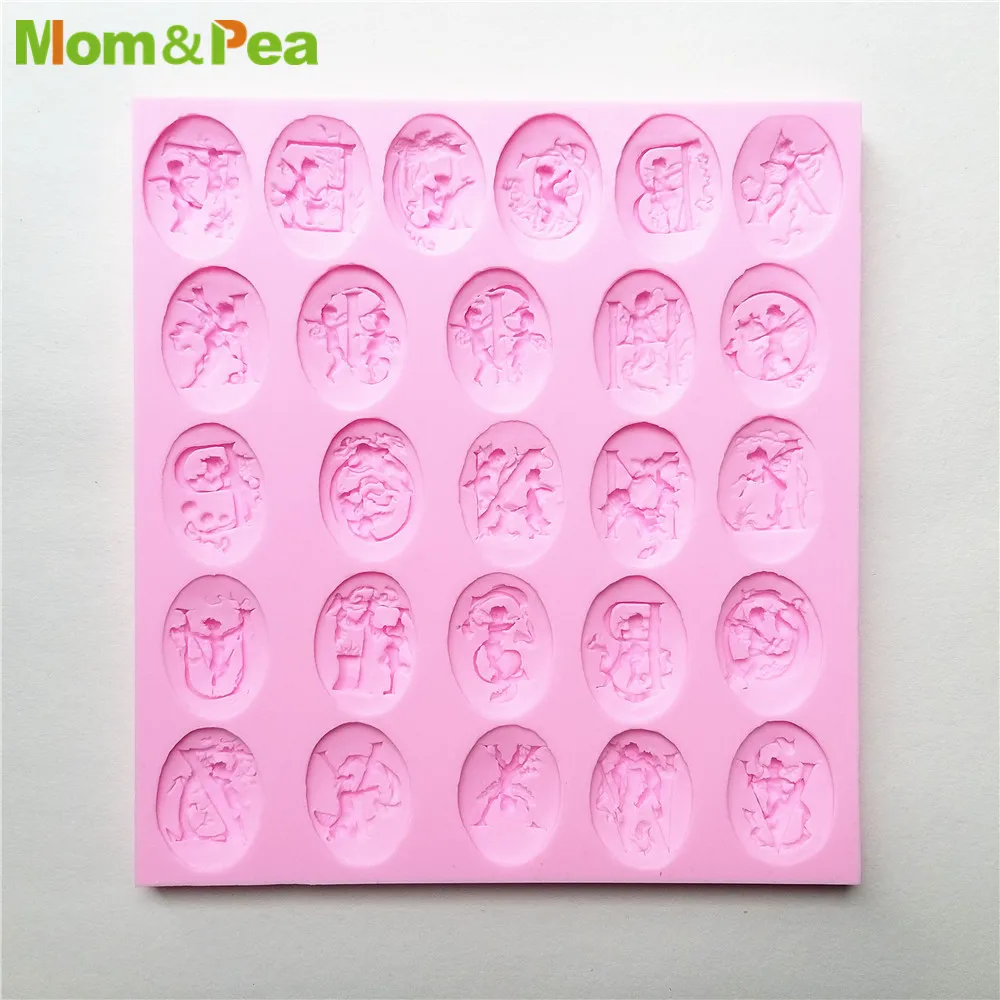 

MPA0757 Letters Alphabet Shaped Silicone Mold Gum Paste Chocolate Ornamental Fondant Mould Cake Decoration Tools