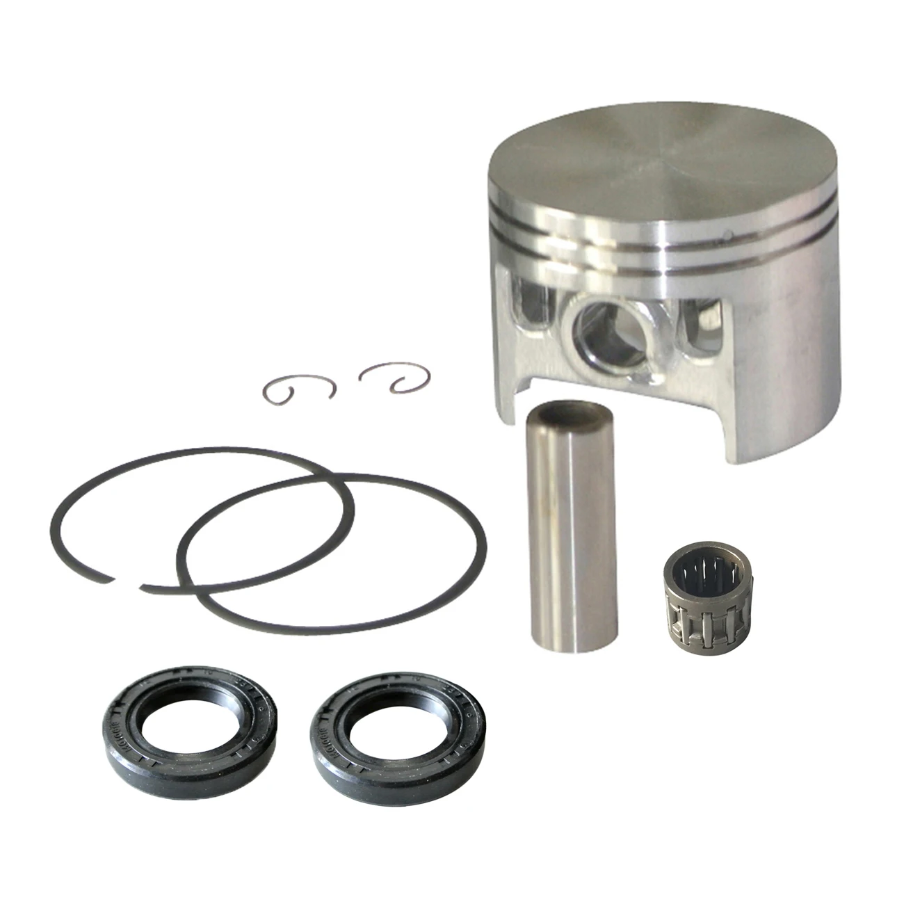 Chainsaw Piston Rings Oil Seals Pin Bearing Kit For STIHL 025 MS250