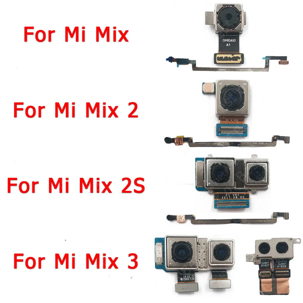 Front Back Camera For Xiaomi Mi Mix 3 2S 2 Mix3 Mix2S Mix2 Frontal Rear Selfie Backside Camera Module Flex Spare Parts