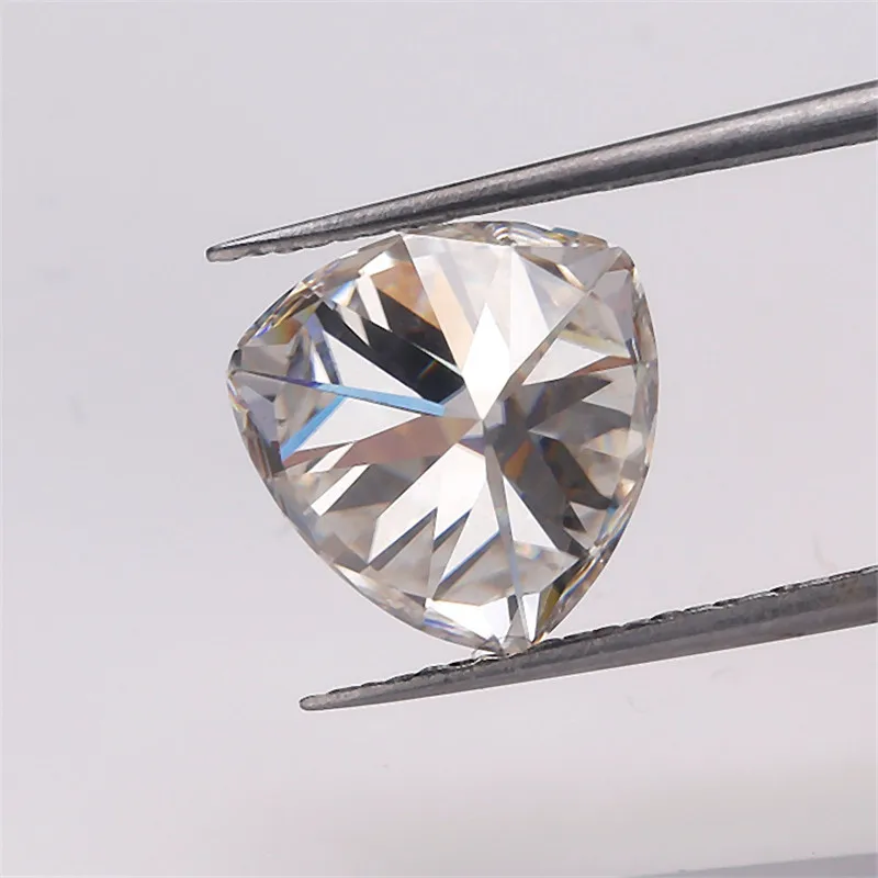 Charming Trillion Cut Moissanites 5x5mm 1ct 2ct D Color VVS Clarity Synthetic Loose Moissanite Diamond Gemstone for Jewelry