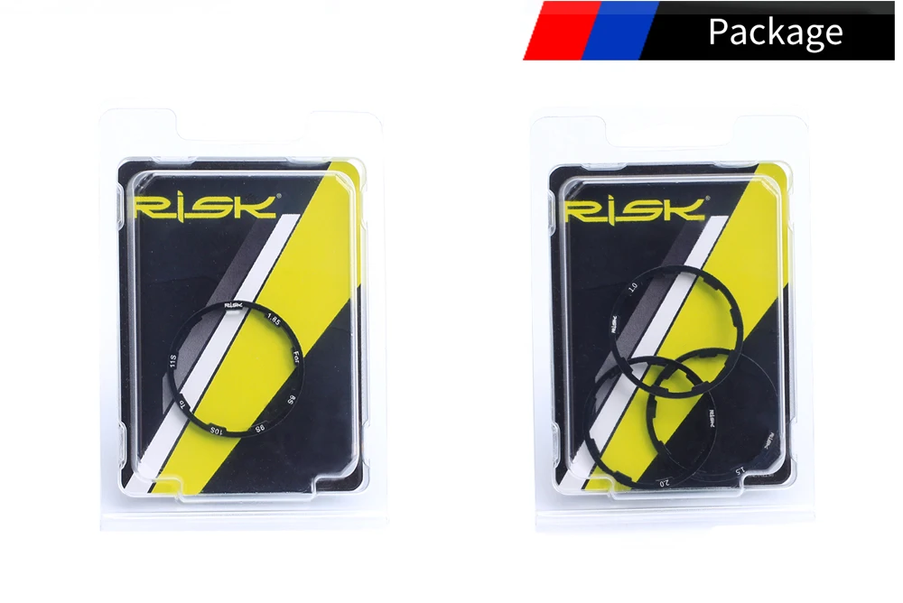 RISIKO Straße Mountainbike Rillen Nabe Unterlegscheiben Freilauf Tretlager Spacer Schwungrad Kassette Achse Dichtung Fahrrad Headset Unterlegscheibe – Detail 13