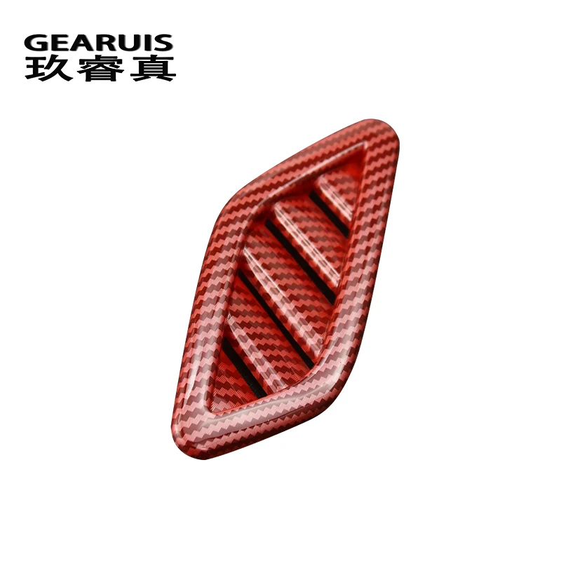 Car Styling Carbon fiber For Benz mercedes A Class W176 cla C117 gla x156 For AMG Instrument air outlet Sticker Trim Accessories