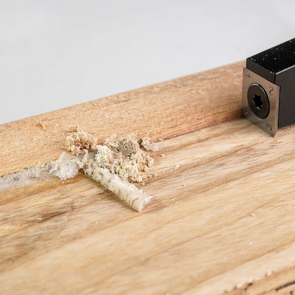 GanWei Mini raschietto in metallo duro raschietto per colla strumento per sbavatura coltello per rifilatura del legno coltello per tornitura per tornio utensili per legno