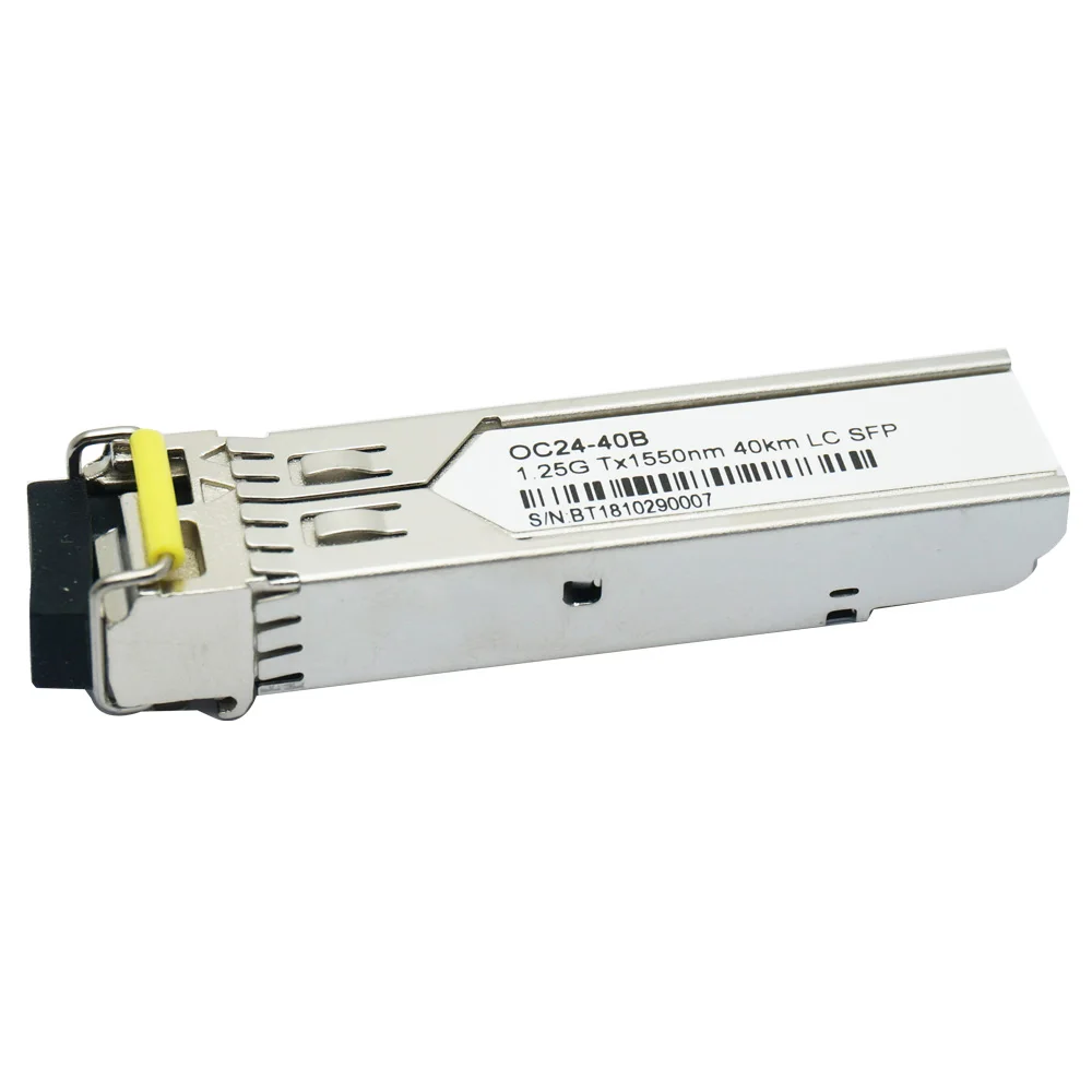 1.25G  40KM BiDi/WDM SFP Module 1310nm/1550nm SC/LC Compatible Fiber Optic Transceiver ,Fiber Module