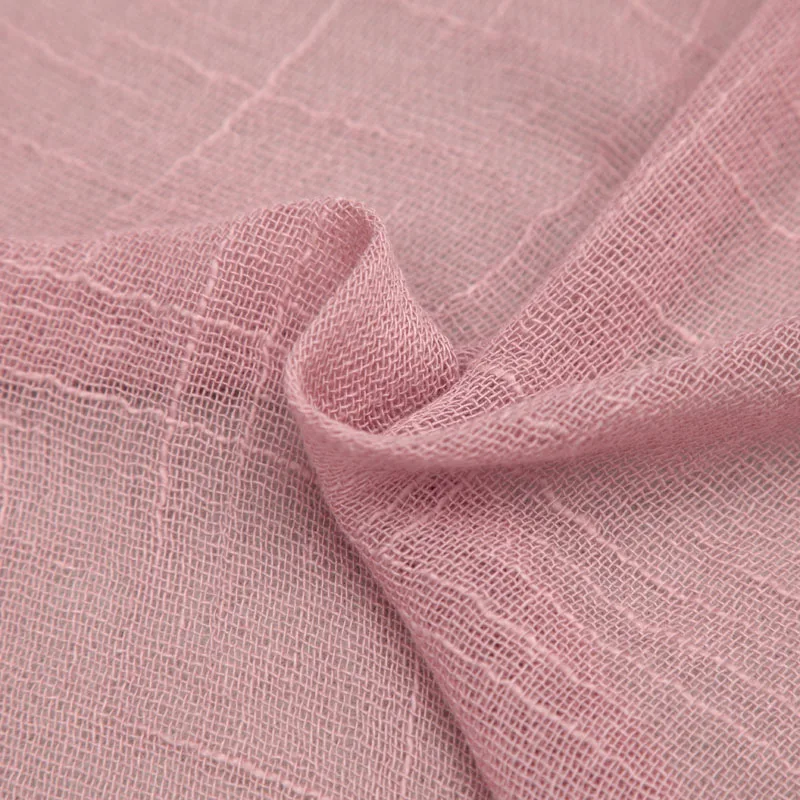 Good Morning Linen except * on Ultra-Thin Woven Bamboo Soft Linen Fabric Scarf Fabric