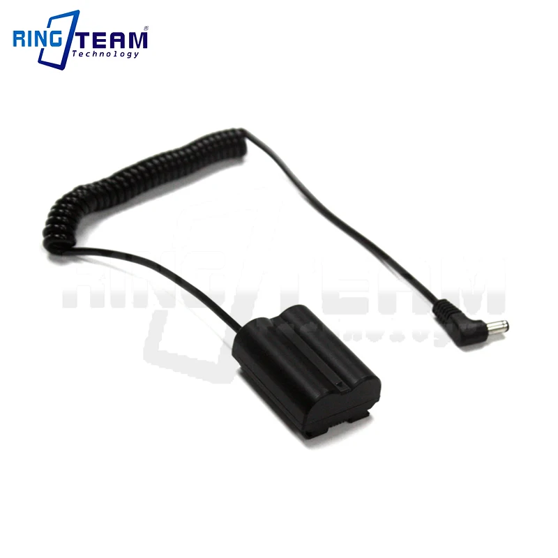 Coiled Cable DC 5.5X2.5 mm to CP-W235 NP-W235 Dummy Battery Power Connector for Fujifilm X-T4 XT4 Cameras