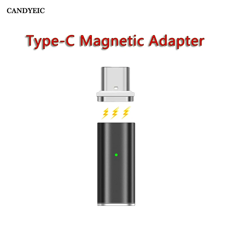 Adapter magnetyczny typu C do Xiaomi Redmi A3 Samsung Galaxy M15 Oukitel RT8 Cubot KingKong Umidigi G6 5G Oppo F27 Pro+ Ładowarka