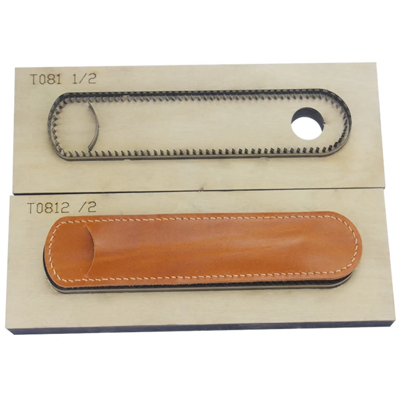Pencil Case Metal Cutting Dies Handmade Leather Goods Laser Knife Mold Customizable DIY Bag & Box Leathercraft Tools