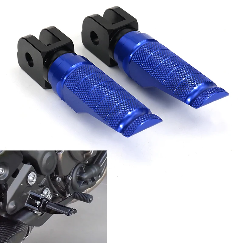 Motorcycle Front Footrests Fit For YAMAHA MT-07 MT07 Tracer MT-09 Niken XSR700 XJ6 FJR1300 FZ6 Fazer Foot Pegs Pedals Aluminum