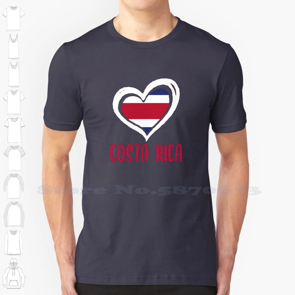 Flag Heart Love 100% Cotton T-Shirt Flag Heart Love Design Heart Idea