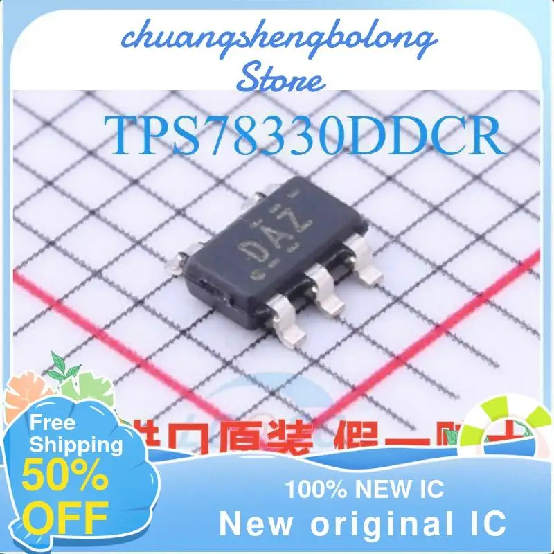 

20PCS TPS78330DDCR SOT23-5 DAZ LDO New original IC