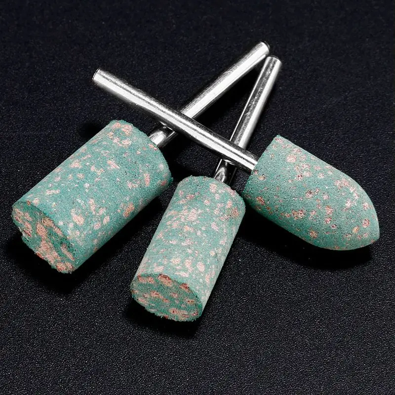 100 pz mulino elettrico gomma lucidatura foro ruota metallo Derusting testa di macinazione stampo di giada lucidatura utensili abrasivi in gomma