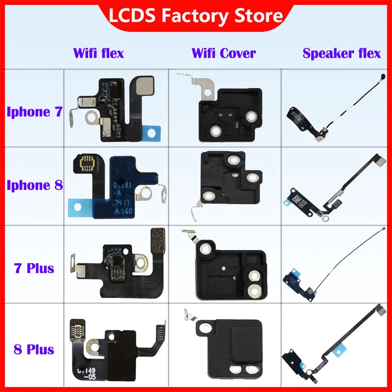 Tested Wifi Bluetooth NFC WI-FI GPS Signal Antenna Flex Cable Cover Replacement Repair Spare Parts For Iphone 7 7Plus 8 8Plus