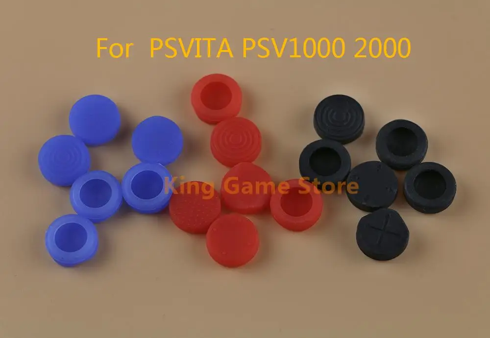 20 компл. = 120 шт. для Sony Psvita PS Vita PSV 1000/2000, тонкий защитный чехол, силиконовый чехол для джойстика, аналоговый джойстик, колпачок для ручки